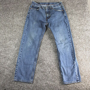 Levi’s 505 Regular Fit Jeans Men’s 34x32 Blue Denim Straight Leg Actual 32x30
